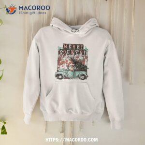 Santa Car Merry Country Christmas Shirt