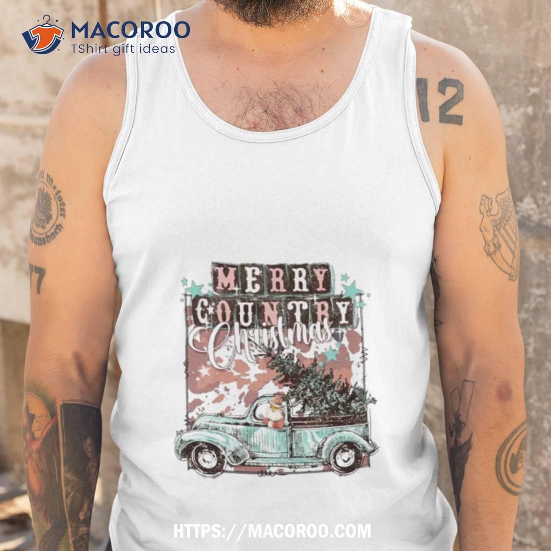 Santa Car Merry Country Christmas Shirt Santa Car Merry Country Christmas Shirt