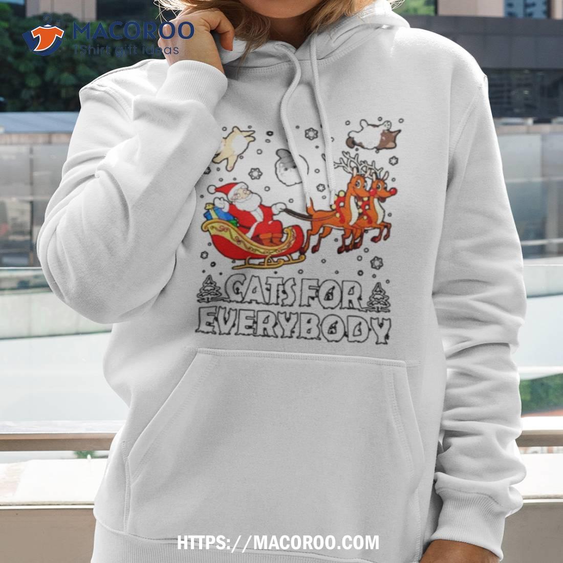 Santa Cats For Everybody Christmas Shirt Santa Cats For Everybody Christmas Shirt
