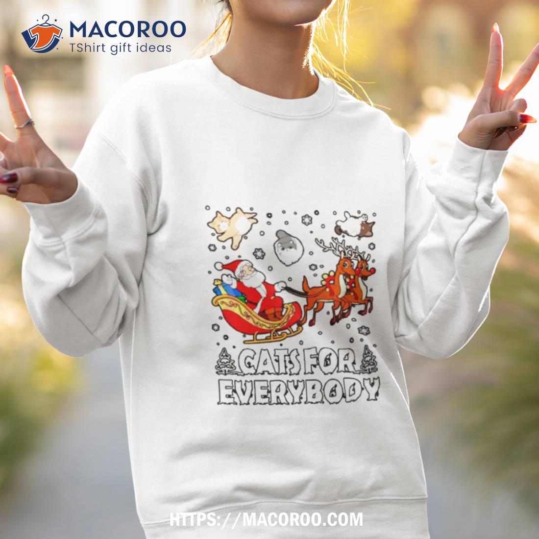 Santa Cats For Everybody Christmas Shirt Santa Cats For Everybody Christmas Shirt