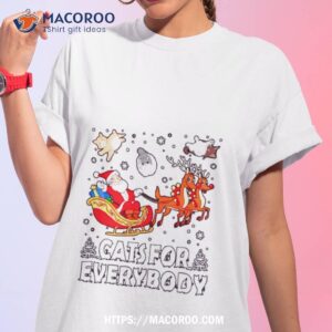 Santa Cats For Everybody Christmas Shirt