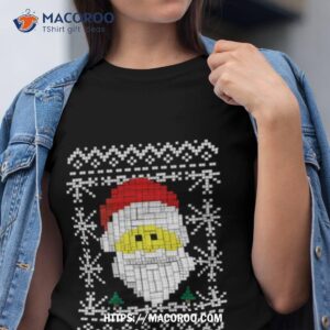 Santa Christmas Lego Design Shirt
