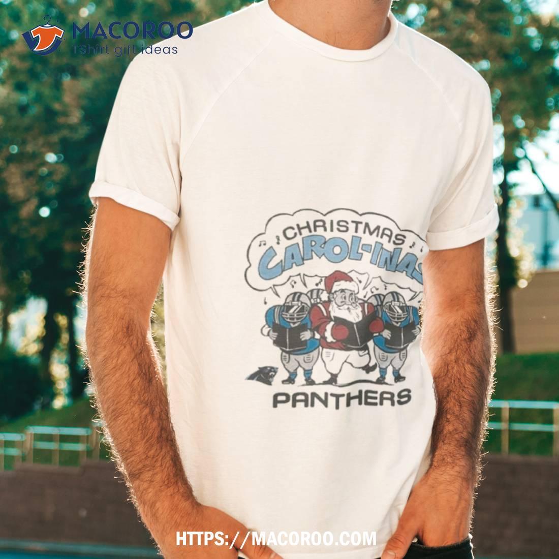 Santa Claus Carolina Panthers Carol Inas Christmas T Shirt Santa Claus Carolina Panthers Carol Inas Christmas T Shirt