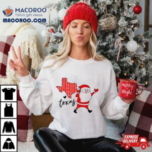 Santa Claus Casual Texas Christmas Shirt