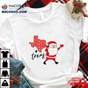 Santa Claus Casual Texas Christmas Shirt