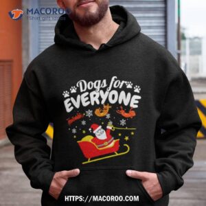 Santa Claus Dogs For Everyone Funny Christmas Hoodie