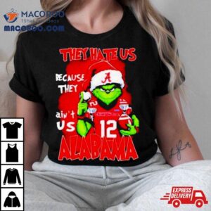 Santa Claus Grinch Alabama Crimson Tide Tshirt