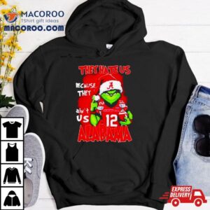 Santa Claus Grinch Alabama Crimson Tide Tshirt