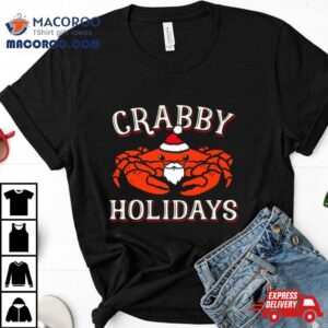 Santa Crabby Holidays Christmas Tshirt