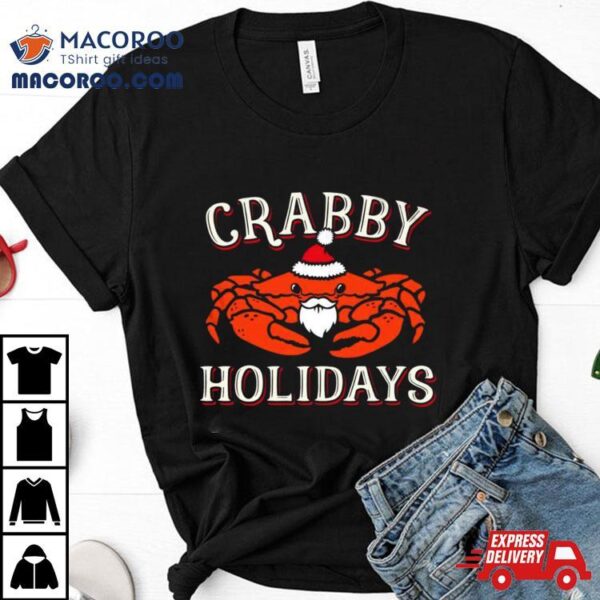 Santa Crabby Holidays Christmas Shirt