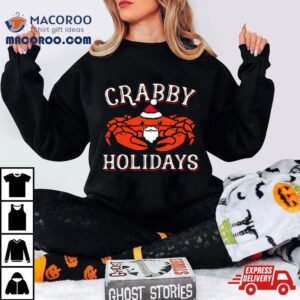 Santa Crabby Holidays Christmas Tshirt