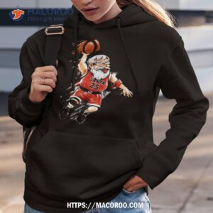 Santa Dunk Parody Chicago Michael Jordan Shirt