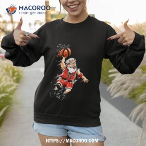 Santa Dunk Parody Chicago Michael Jordan Sweatshirt 1