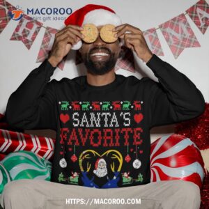 santa favorite venezuelan christmas gift ugly sweater sweatshirt sweatshirt 3
