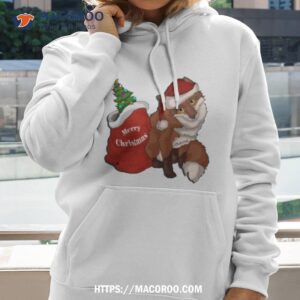 santa fox is coming to town shirt hoodie