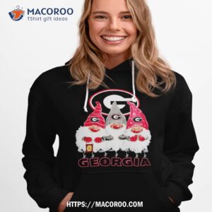 Santa Gnome Georgia Bulldogs Logo Merry Christmas Shirt
