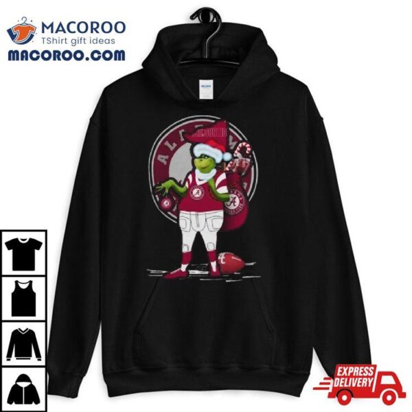 Santa Grinch Alabama Crimson Tide Christmas 2023 Shirt