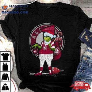Santa Grinch Alabama Crimson Tide Christmas Tshirt