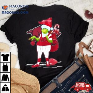 Santa Grinch Arkansas Razorbacks Gift Christmas Tshirt