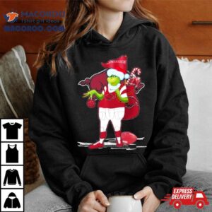 Santa Grinch Arkansas Razorbacks Gift Christmas Tshirt