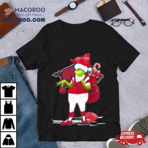 Santa Grinch Arkansas Razorbacks Gift Christmas Tshirt