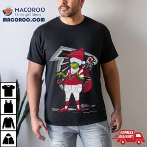 Santa Grinch Atlanta Falcons Christmas Tshirt