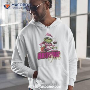 Santa Grinch Cleveland Browns Girl Christmas Shirt