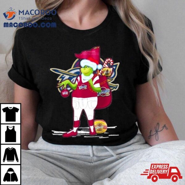 Santa Grinch Cleveland Cavaliers Gift Christmas Shirt