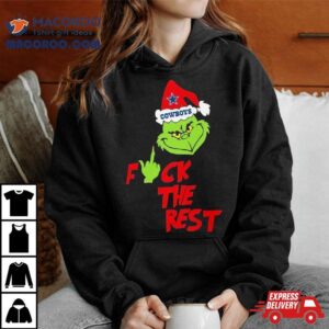 Santa Grinch Dallas Cowboys Fuck The Rest T Tshirt