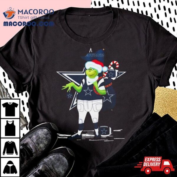 Santa Grinch Dallas Cowboys Gift Christmas 2023 T Shirt