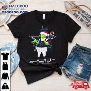 Santa Grinch Dallas Cowboys Gift Christmas Tshirt