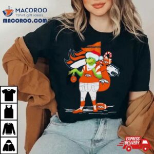 Santa Grinch Denver Broncos Christmas 2023 Shirt