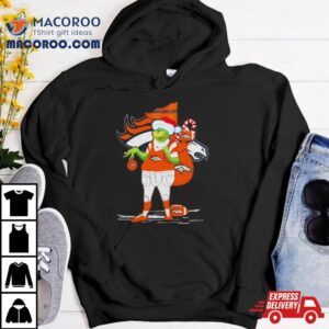 Santa Grinch Denver Broncos Christmas Tshirt