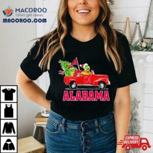Santa Grinch Driving Car Louisville Cardinals Merry Christmas Tshirt