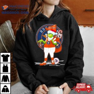 Santa Grinch Houston Astros Gift Christmas Tshirt