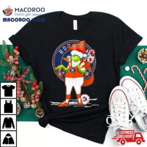 Santa Grinch Houston Astros Gift Christmas Tshirt