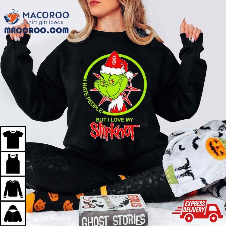 Santa Grinch I Hate People Slipknot Merry Christmas Shirt Santa Grinch I Hate People Slipknot Merry Christmas Shirt