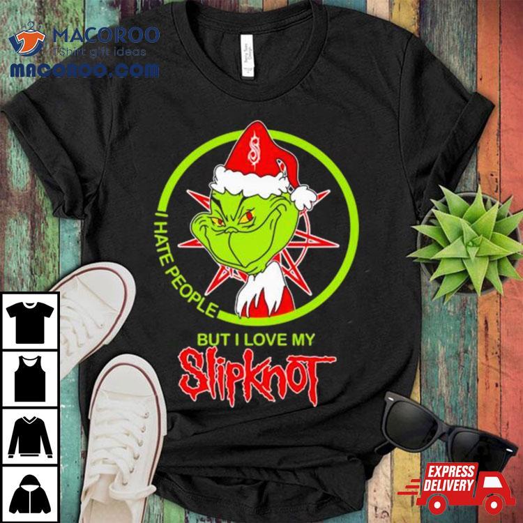 Santa Grinch I Hate People Slipknot Merry Christmas Shirt Santa Grinch I Hate People Slipknot Merry Christmas Shirt