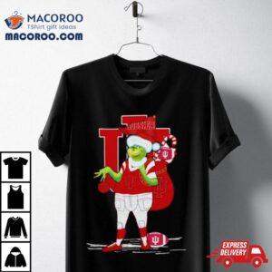 Santa Grinch Indiana Hoosiers Christmas Tshirt