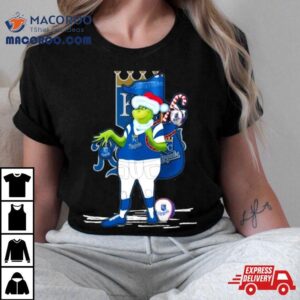 Santa Grinch Kansas City Royals Gift Christmas Tshirt