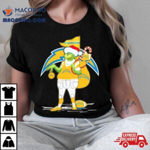 Santa Grinch Los Angeles Chargers Christmas 2023 Shirt