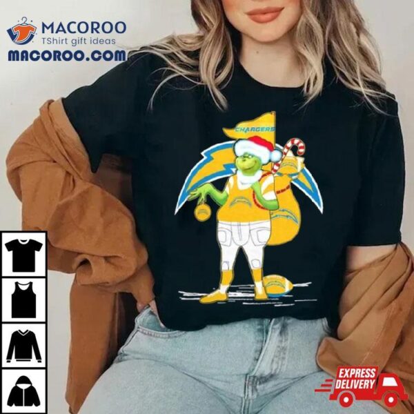 Santa Grinch Los Angeles Chargers Christmas 2023 Shirt