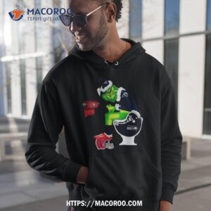 Santa Grinch Los Angeles Rams Toilet Christmas 2023 Shirt
