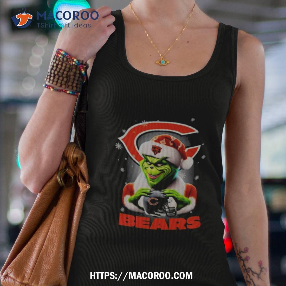 Santa Grinch Love Chicago Bears Merry Christmas Shirt Santa Grinch Love Chicago Bears Merry Christmas Shirt