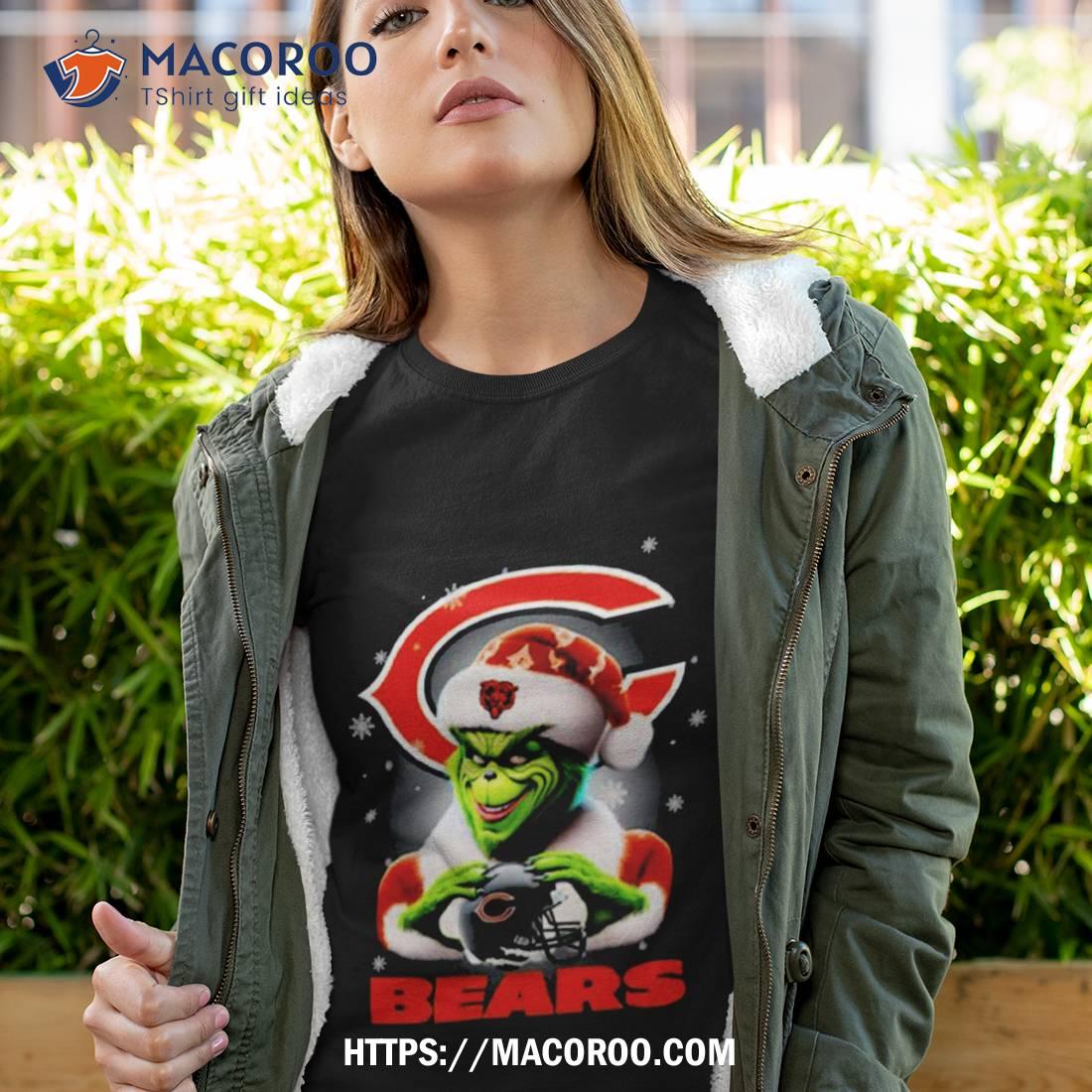 Santa Grinch Love Chicago Bears Merry Christmas Shirt Santa Grinch Love Chicago Bears Merry Christmas Shirt