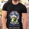 Santa Grinch Love Dallas Cowboys Merry Christmas Shirt
