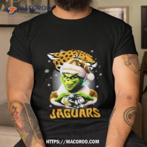 Santa Grinch Love Jacksonville Jaguars Merry Christmas Tshirt