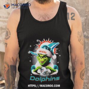 Santa Grinch Love Miami Dolphins Merry Christmas Shirt 3 Santa Grinch Love Miami Dolphins Merry Christmas Tank Top