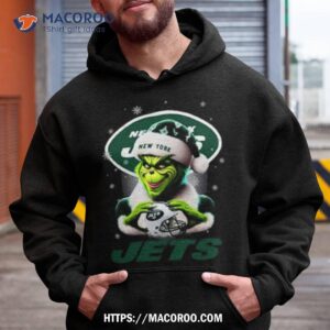 Santa Grinch Love New York Jets Christmas Shirt