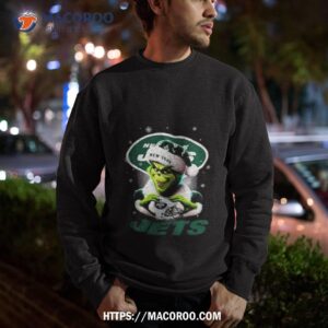 Santa Grinch Love New York Jets Christmas Shirt 2 Santa Grinch Love New York Jets Christmas Sweatshirt